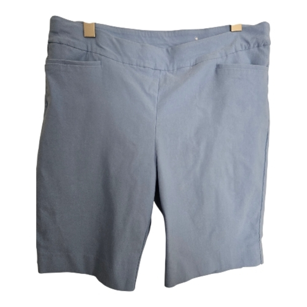 Chico's Sky Blue Women's Bermuda Shorts - Picture 2 of 6